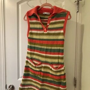 Zara Multicolor Knit dress